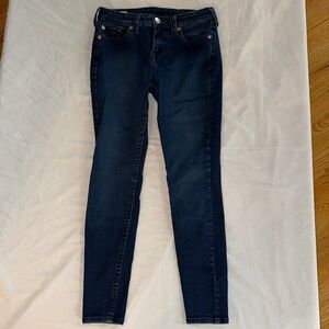 True Religion Indigo Straight Leg Jeans